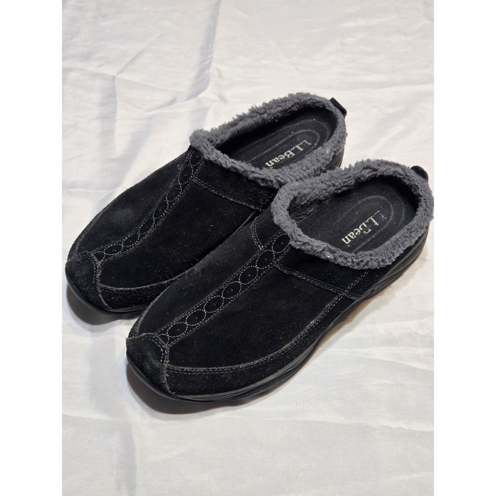 EASY SPIRIT WOMENS EXCHANGE MEDIUM WIDTH MULE CLOGS Size 12 Black Suede ****‎